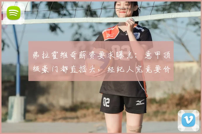 弗拉霍维奇薪资要求曝光：意甲顶级豪门都直摇头，经纪人究竟要价多少？